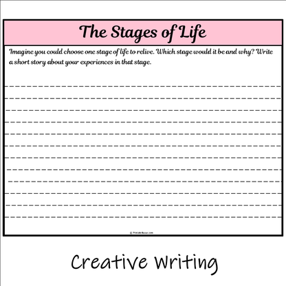 The Stages of Life | Main Idea and Supporting Details Reading Passage and Questions