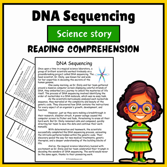 DNA Sequencing | Science Story Reading Comprehension Activity