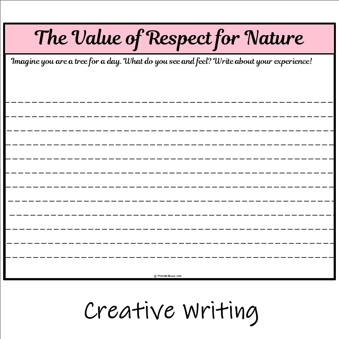 The Value of Respect for Nature | Main Idea and Supporting Details Reading Passage and Questions