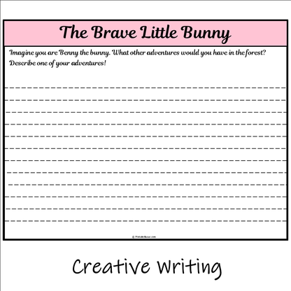 The Brave Little Bunny | Main Idea and Supporting Details Reading Passage and Questions