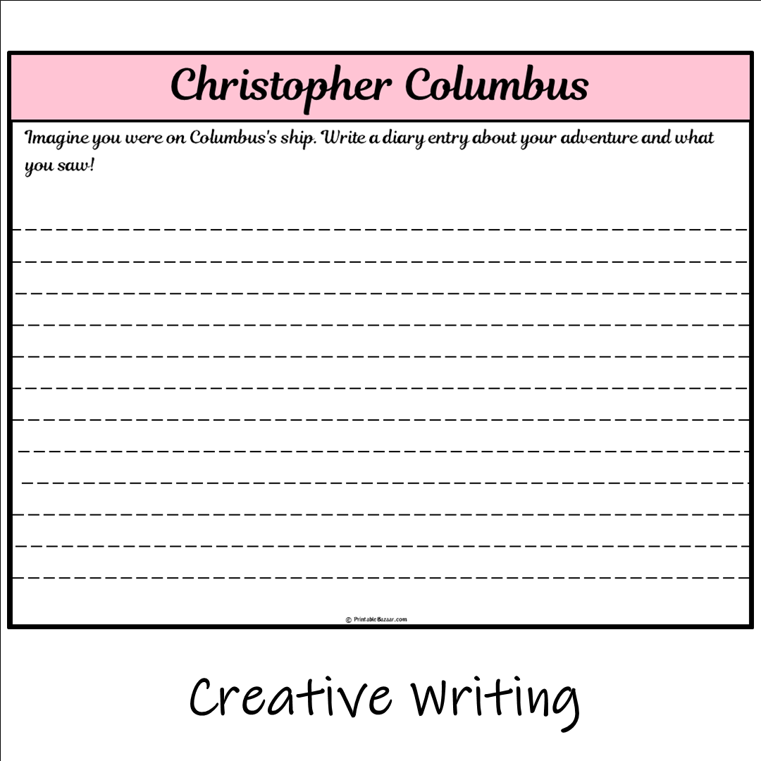 Christopher Columbus | Main Idea and Supporting Details Reading Passage and Questions