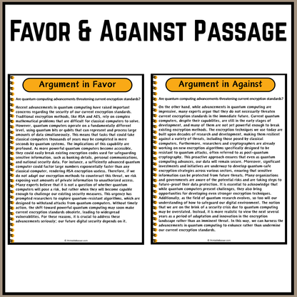 Are quantum computing advancements threatening current encryption standards? | Debate Case Study Worksheet