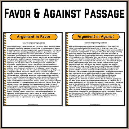 Genetic engineering is ethical | Debate Case Study Worksheet