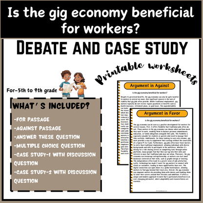 Is the gig economy beneficial for workers? | Debate Case Study Worksheet