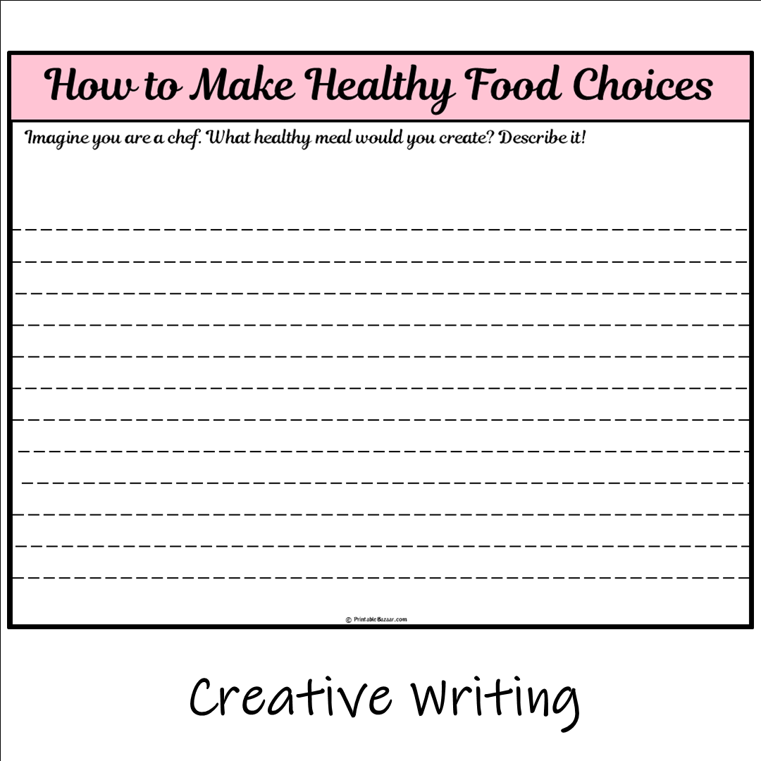 How to Make Healthy Food Choices | Main Idea and Supporting Details Reading Passage and Questions