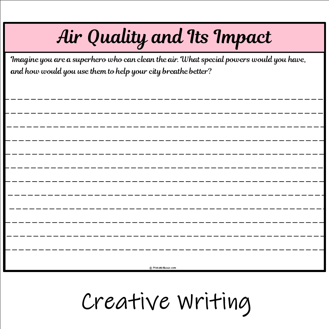 Air Quality and Its Impact | Main Idea and Supporting Details Reading Passage and Questions