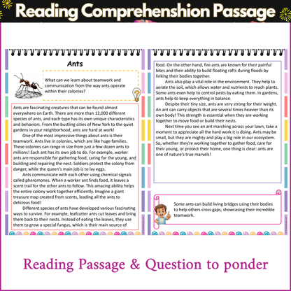 Ants | Reading Comprehension Passage and Questions