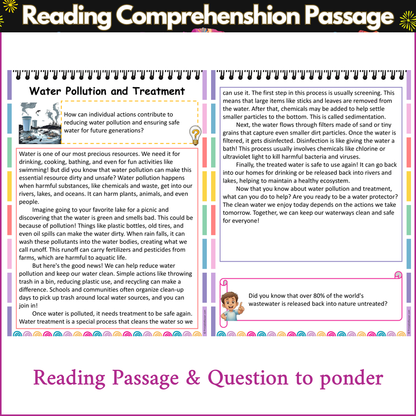 Water Pollution and Treatment | Reading Comprehension Passage and Questions