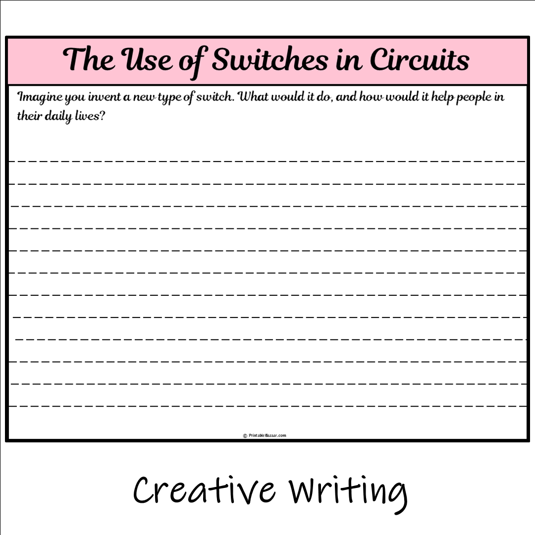 The Use of Switches in Circuits | Main Idea and Supporting Details Reading Passage and Questions