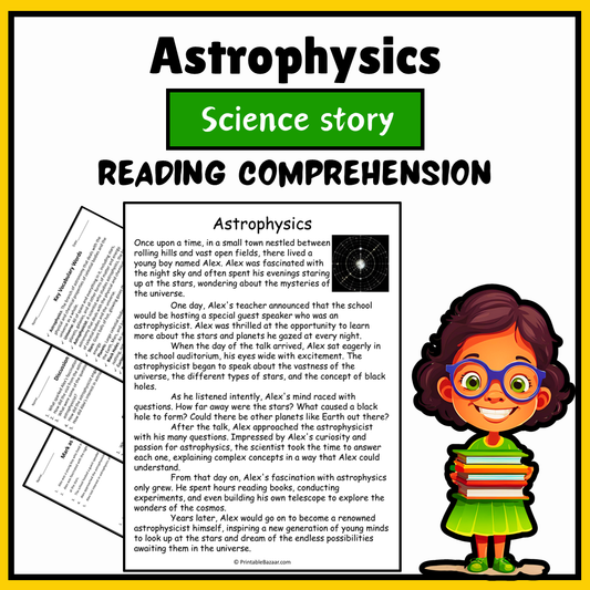 Astrophysics | Science Story Reading Comprehension Activity