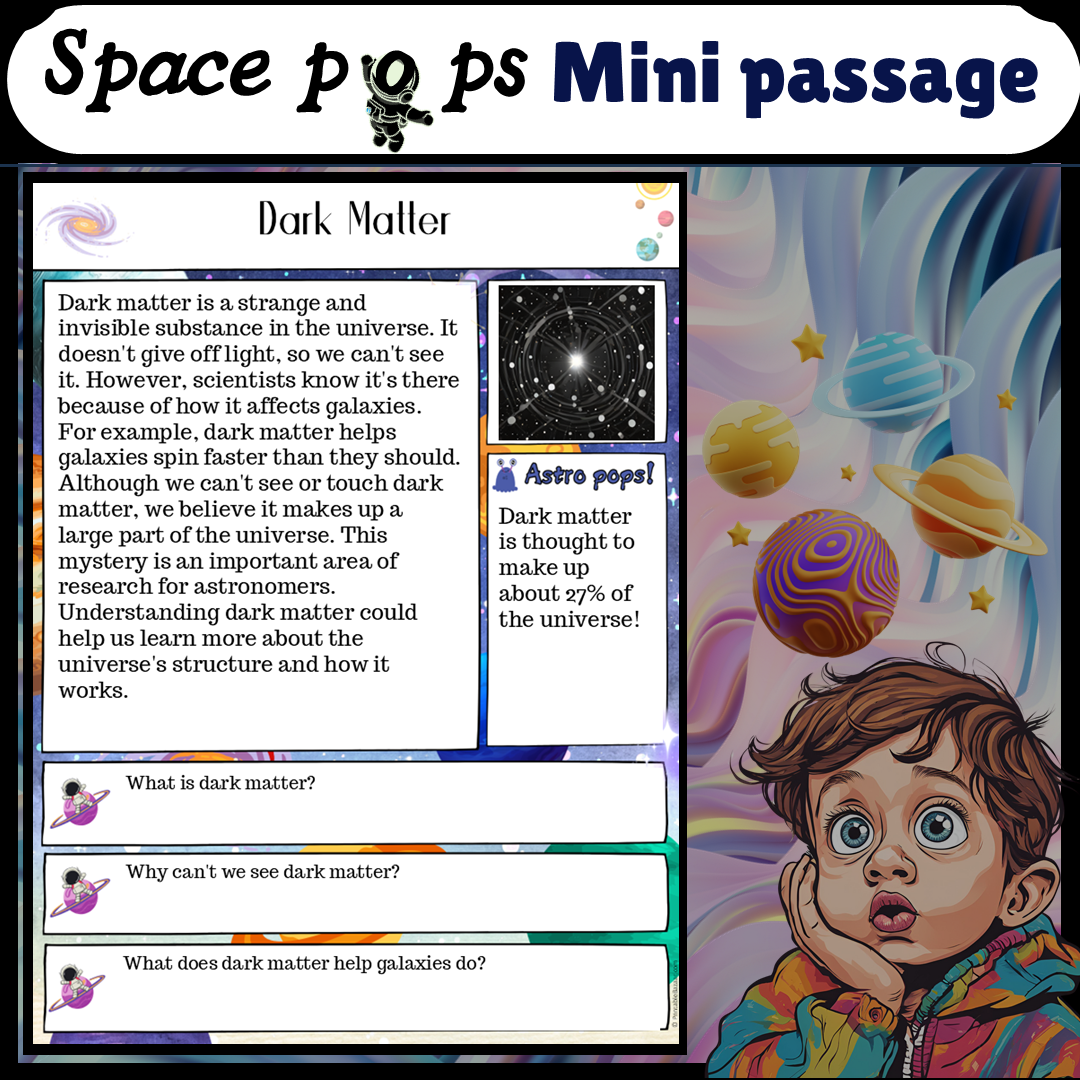 Dark Matter | Space Pops Reading Passage and Questions