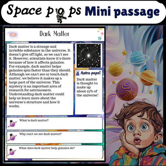 Dark Matter | Space Pops Reading Passage and Questions