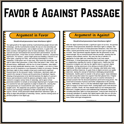 Should virtual possessions have inheritance rights? | Debate Case Study Worksheet