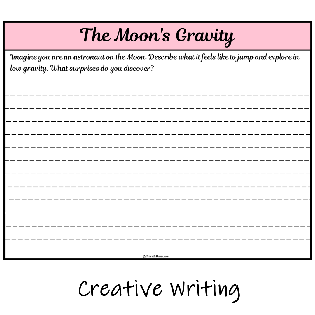 The Moon's Gravity | Main Idea and Supporting Details Reading Passage and Questions