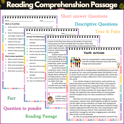 Youth Activism | Reading Comprehension Passage and Questions