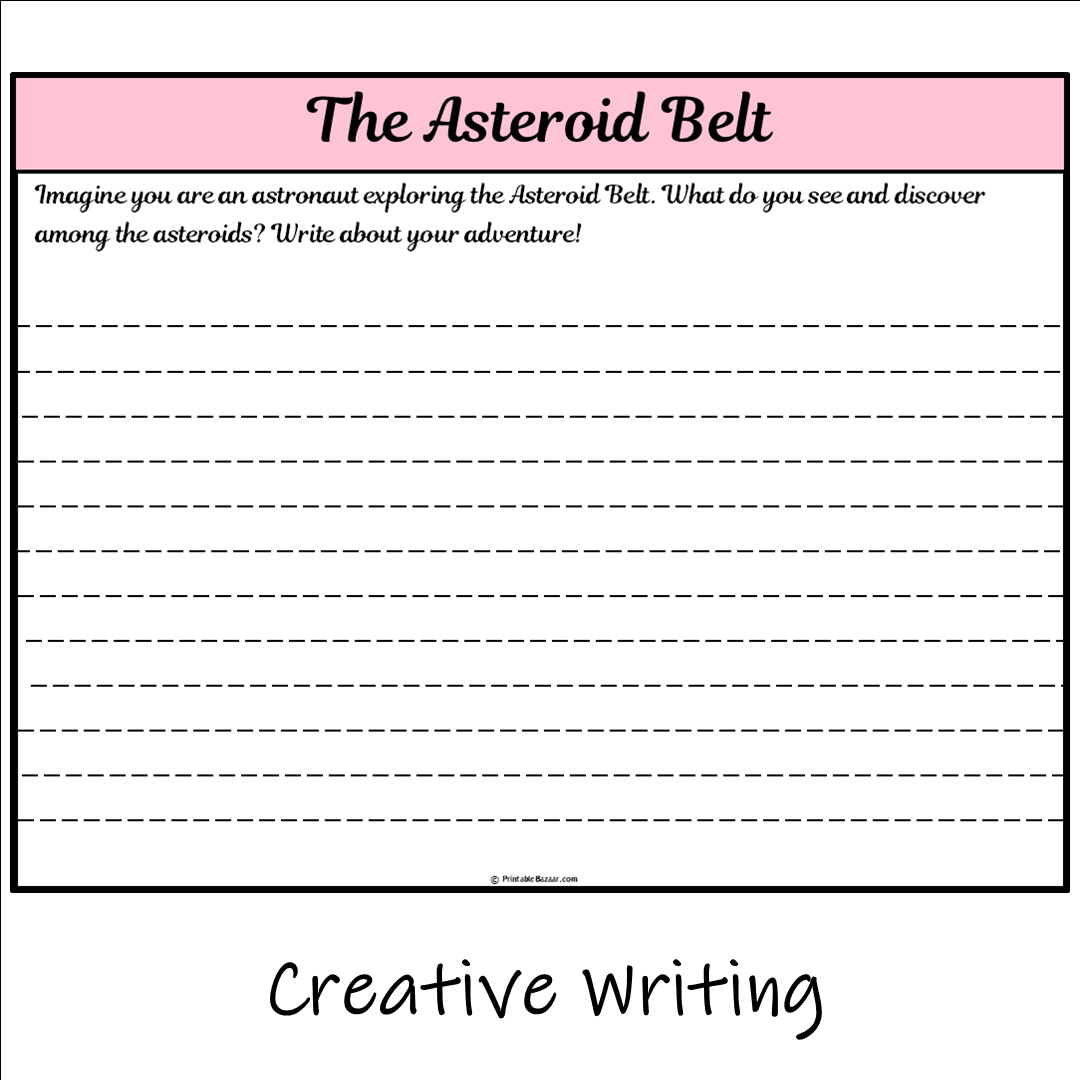 The Asteroid Belt | Main Idea and Supporting Details Reading Passage and Questions