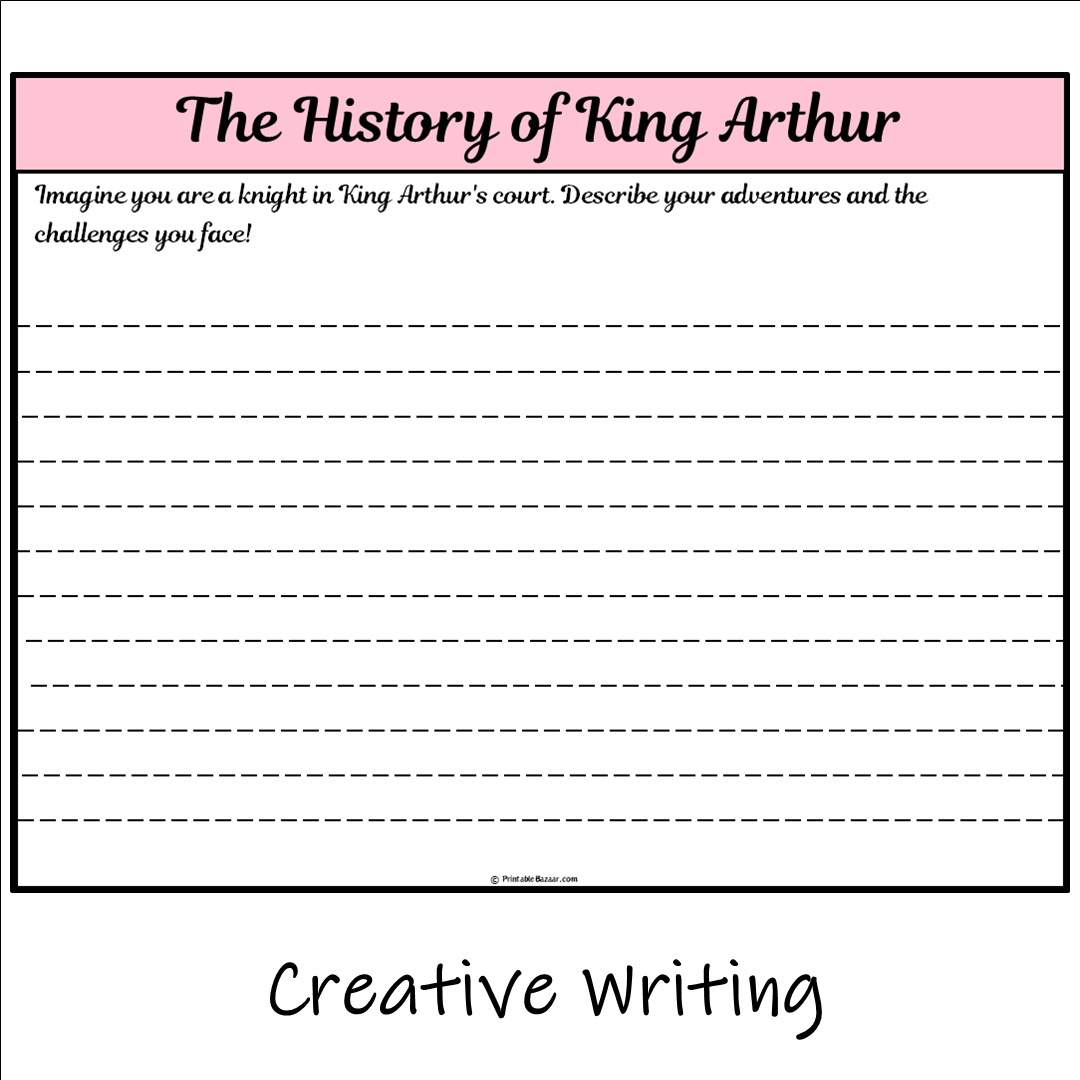 The History of King Arthur | Main Idea and Supporting Details Reading Passage and Questions