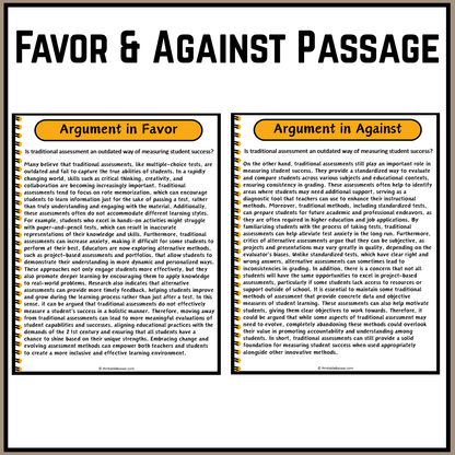 Is traditional assessment an outdated way of measuring student success? | Debate Case Study Worksheet