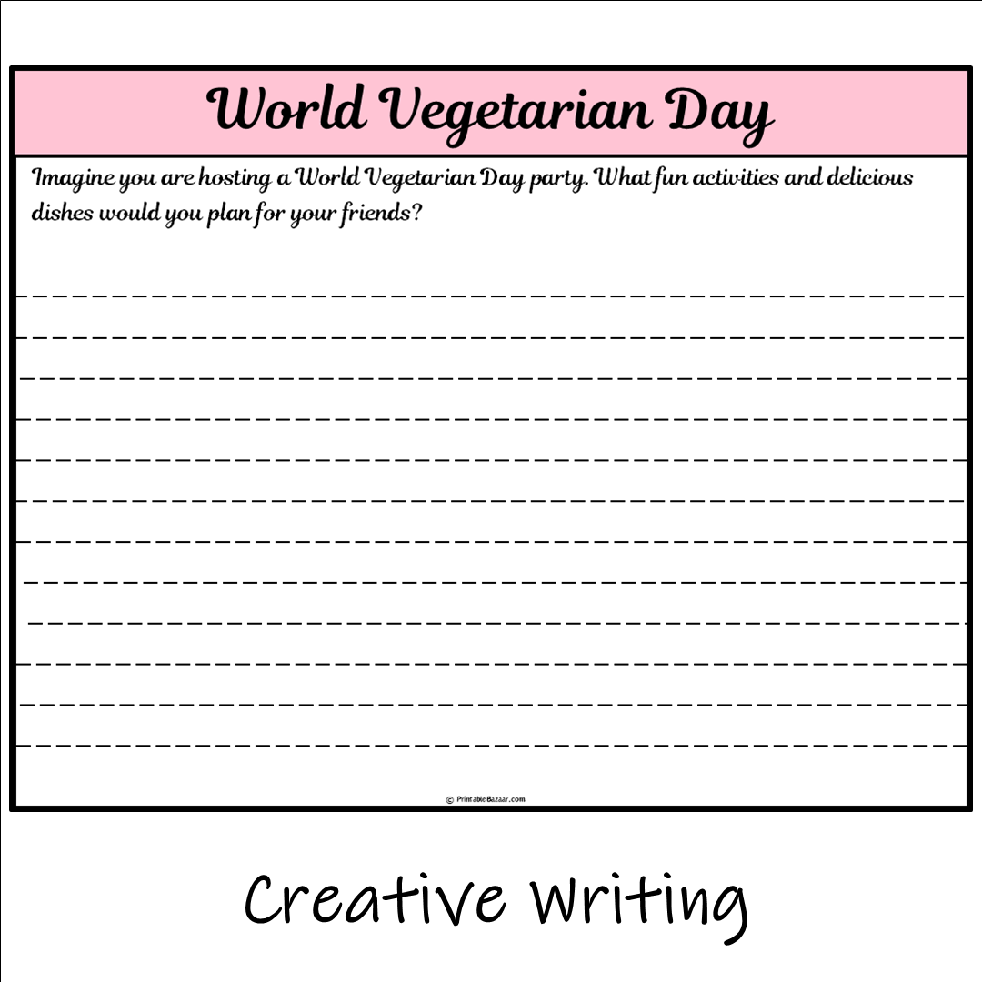 World Vegetarian Day | Main Idea and Supporting Details Reading Passage and Questions