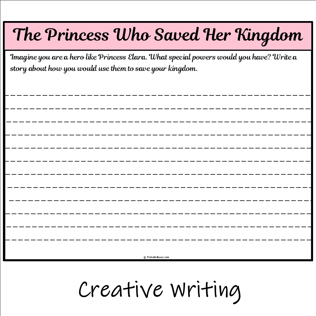 The Princess Who Saved Her Kingdom | Main Idea and Supporting Details Reading Passage and Questions