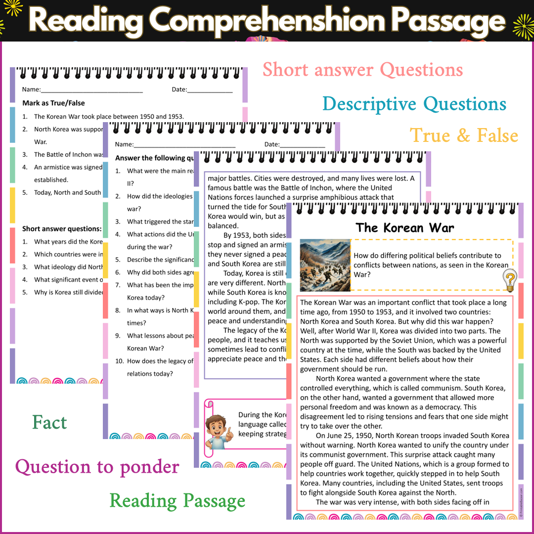 The Korean War | Reading Comprehension Passage and Questions