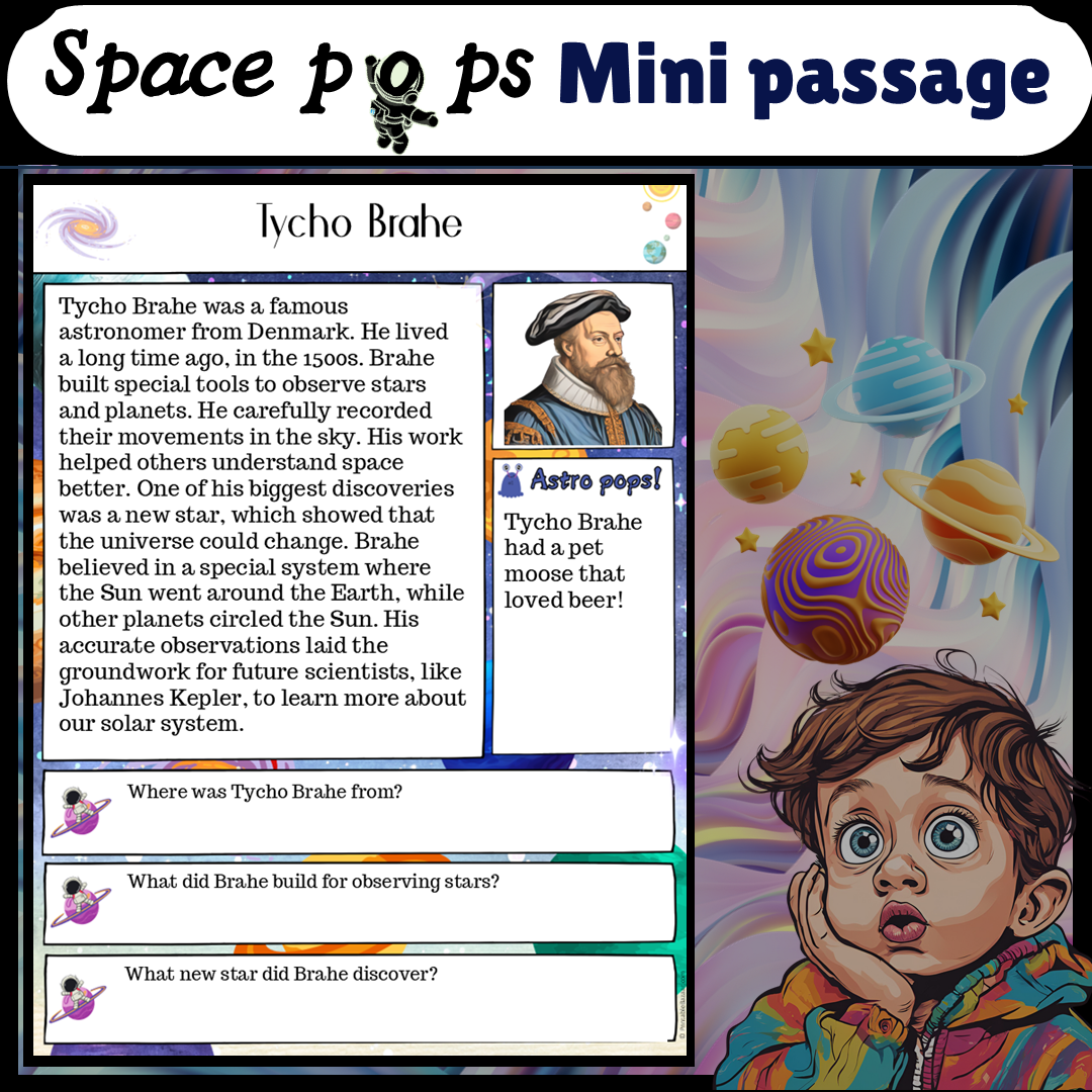 Tycho Brahe | Space Pops Reading Passage and Questions