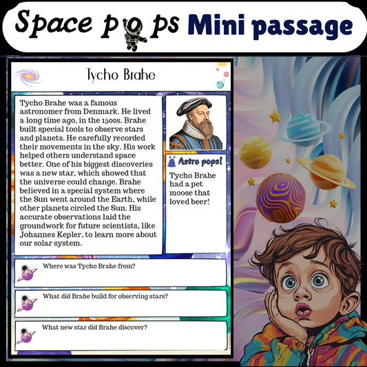 Tycho Brahe | Space Pops Reading Passage and Questions