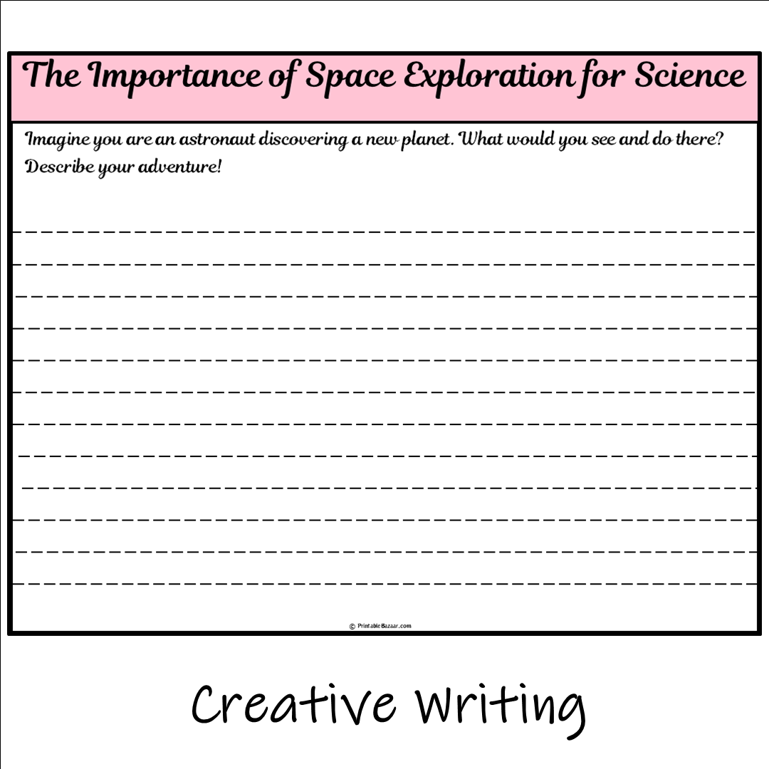 The Importance of Space Exploration for Science | Main Idea and Supporting Details Reading Passage and Questions