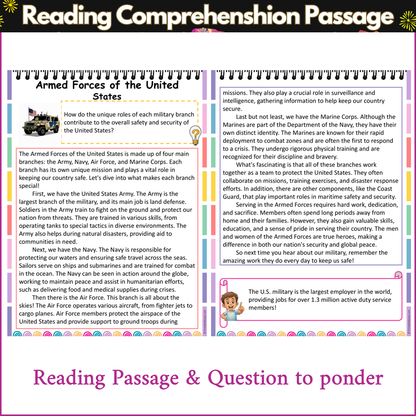 Armed Forces of the United States | Reading Comprehension Passage and Questions