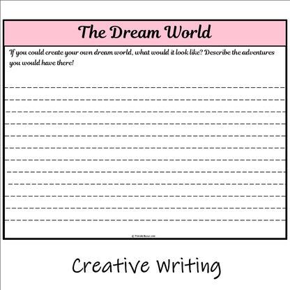 The Dream World | Main Idea and Supporting Details Reading Passage and Questions