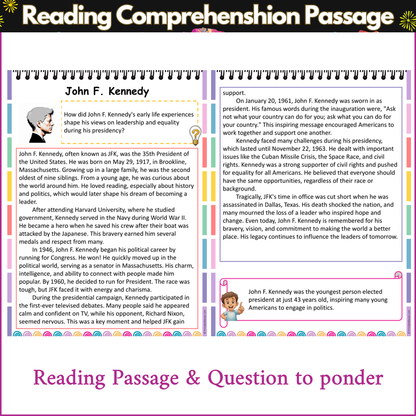 John F. Kennedy | Reading Comprehension Passage and Questions