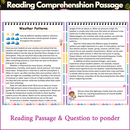 Weather Patterns | Reading Comprehension Passage and Questions