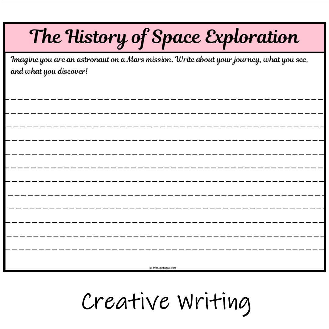 The History of Space Exploration | Main Idea and Supporting Details Reading Passage and Questions