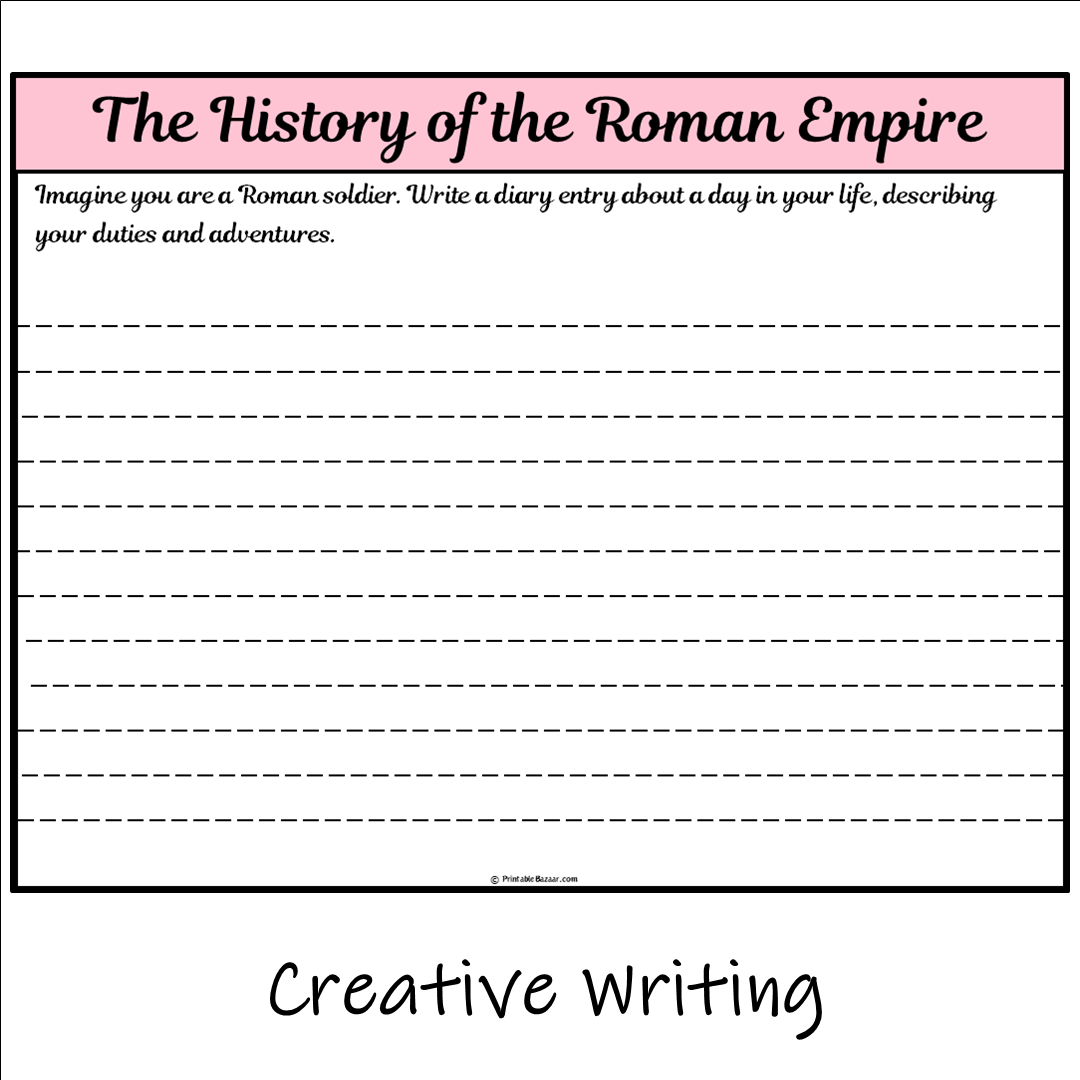 The History of the Roman Empire | Main Idea and Supporting Details Reading Passage and Questions