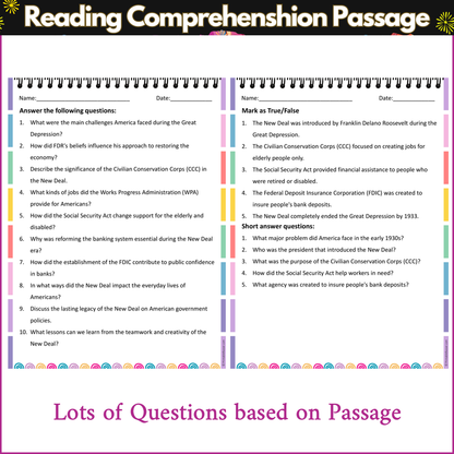 The New Deal | Reading Comprehension Passage and Questions