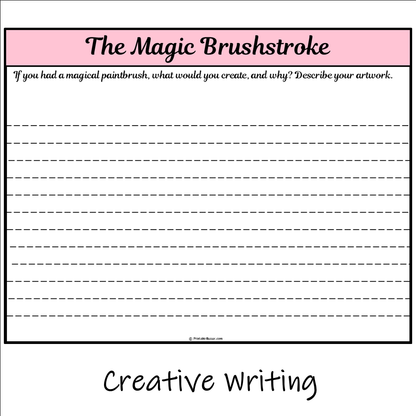 The Magic Brushstroke | Main Idea and Supporting Details Reading Passage and Questions