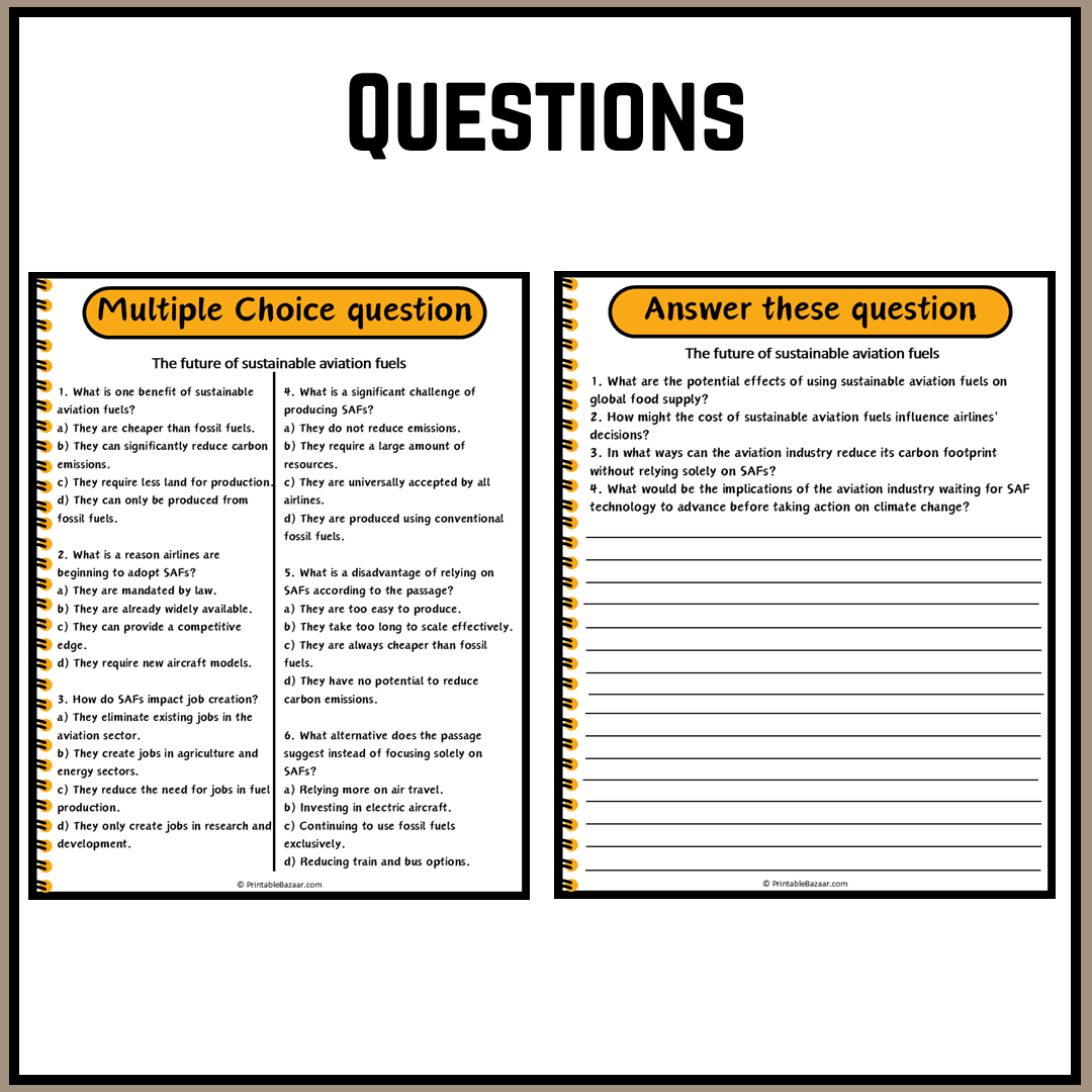 The future of sustainable aviation fuels | Debate Case Study Worksheet