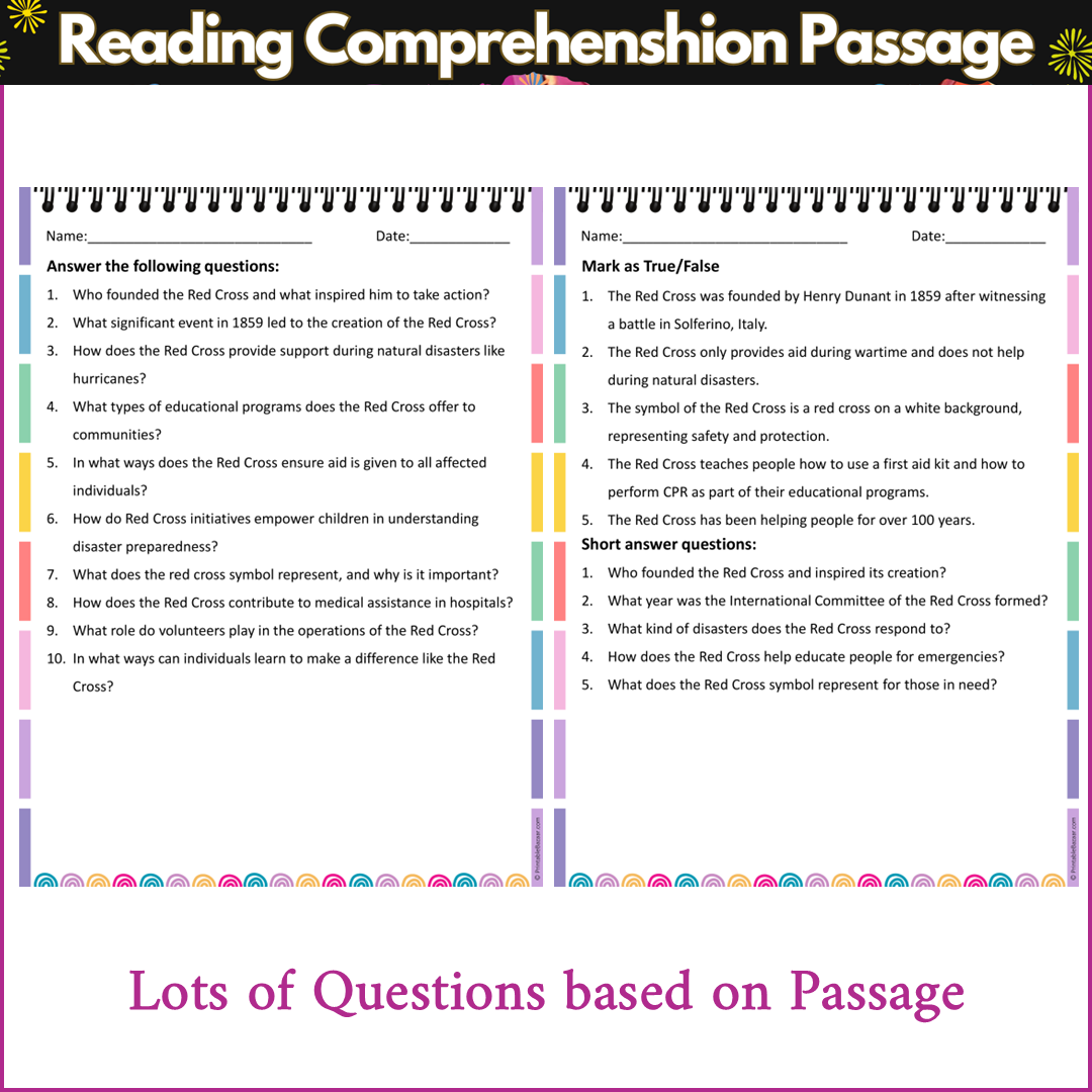 The Red Cross | Reading Comprehension Passage and Questions