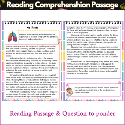 Asthma | Reading Comprehension Passage and Questions