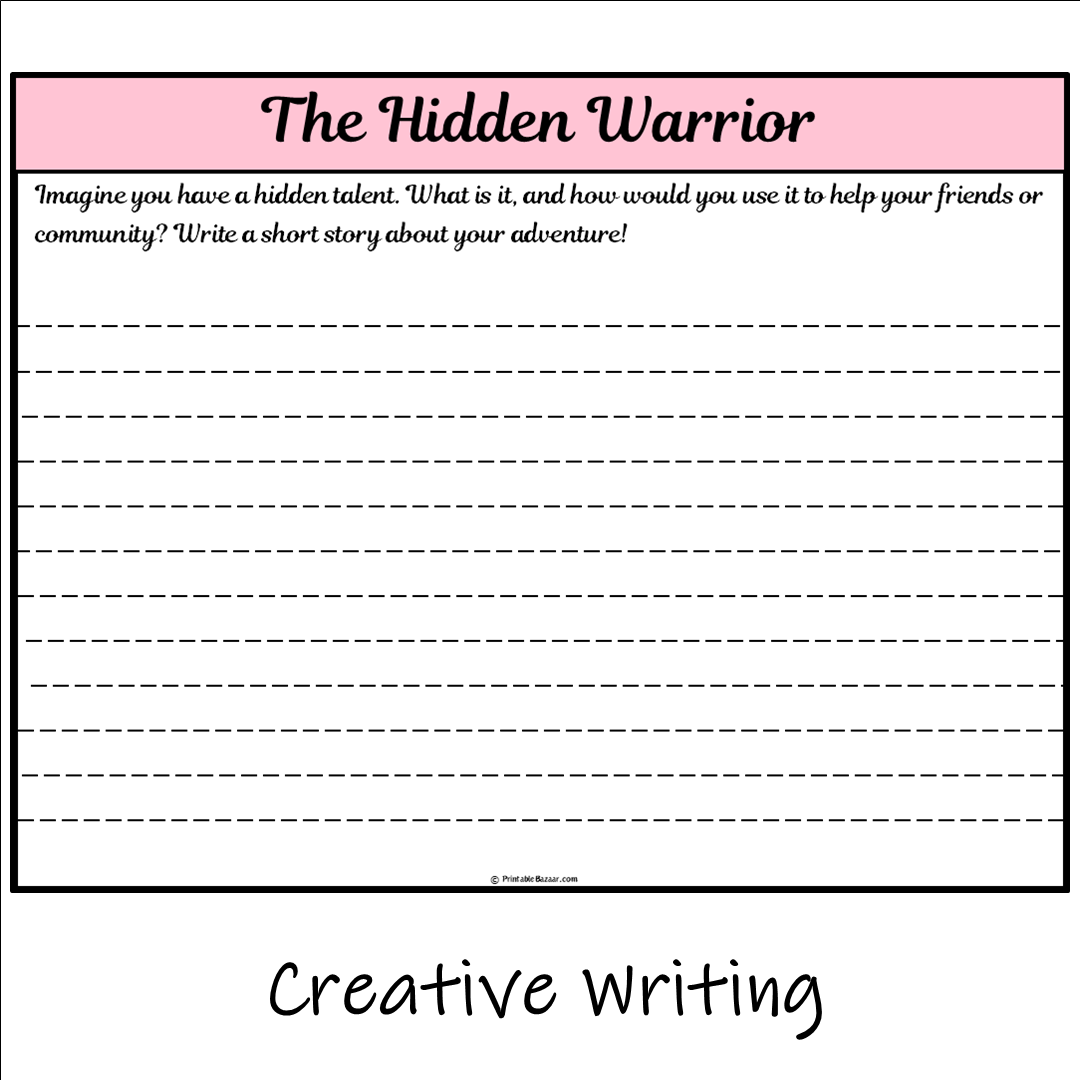 The Hidden Warrior | Main Idea and Supporting Details Reading Passage and Questions