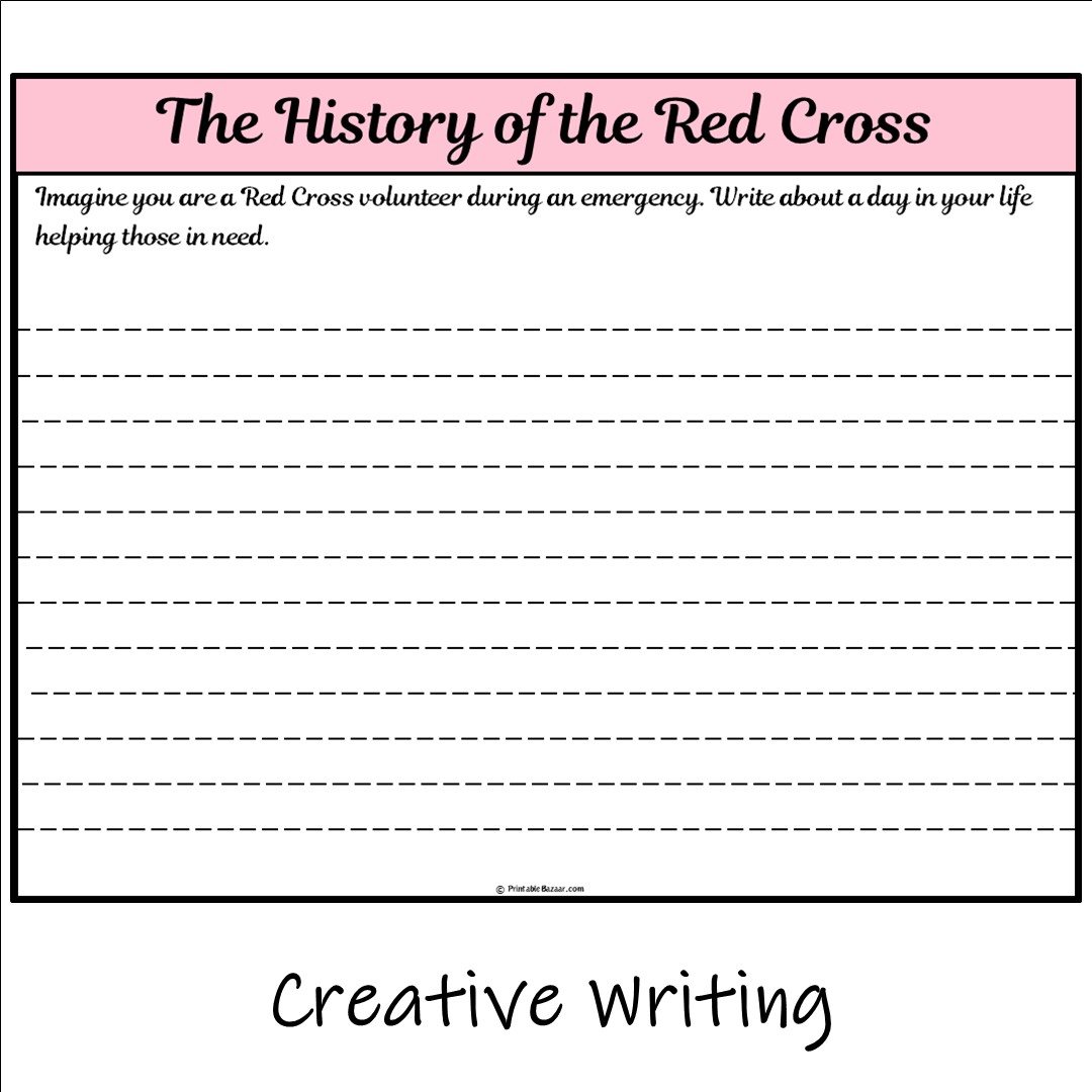 The History of the Red Cross | Main Idea and Supporting Details Reading Passage and Questions