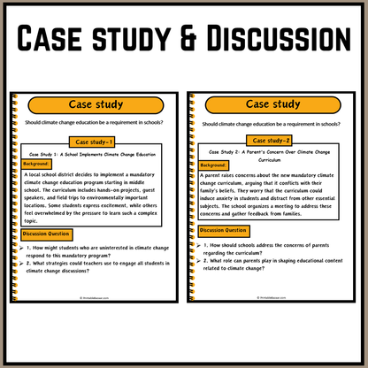 Should climate change education be a requirement in schools? | Debate Case Study Worksheet