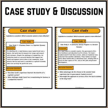 Capitalism vs socialism: Which economic system is more effective? | Debate Case Study Worksheet