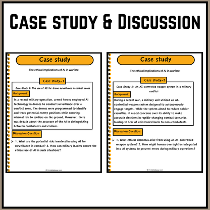 The ethical implications of AI in warfare | Debate Case Study Worksheet