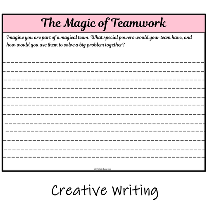 The Magic of Teamwork | Main Idea and Supporting Details Reading Passage and Questions