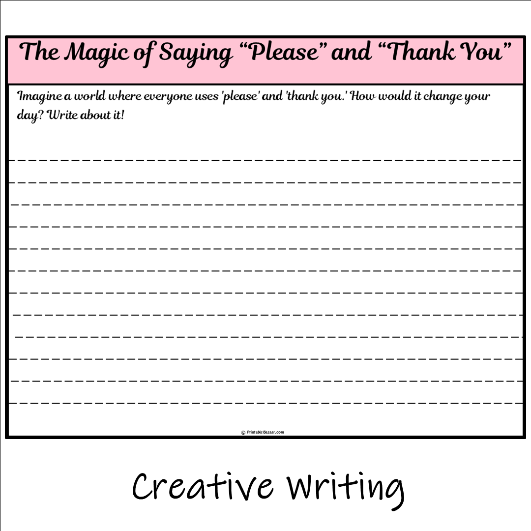 The Magic of Saying “Please” and “Thank You” | Main Idea and Supporting Details Reading Passage and Questions