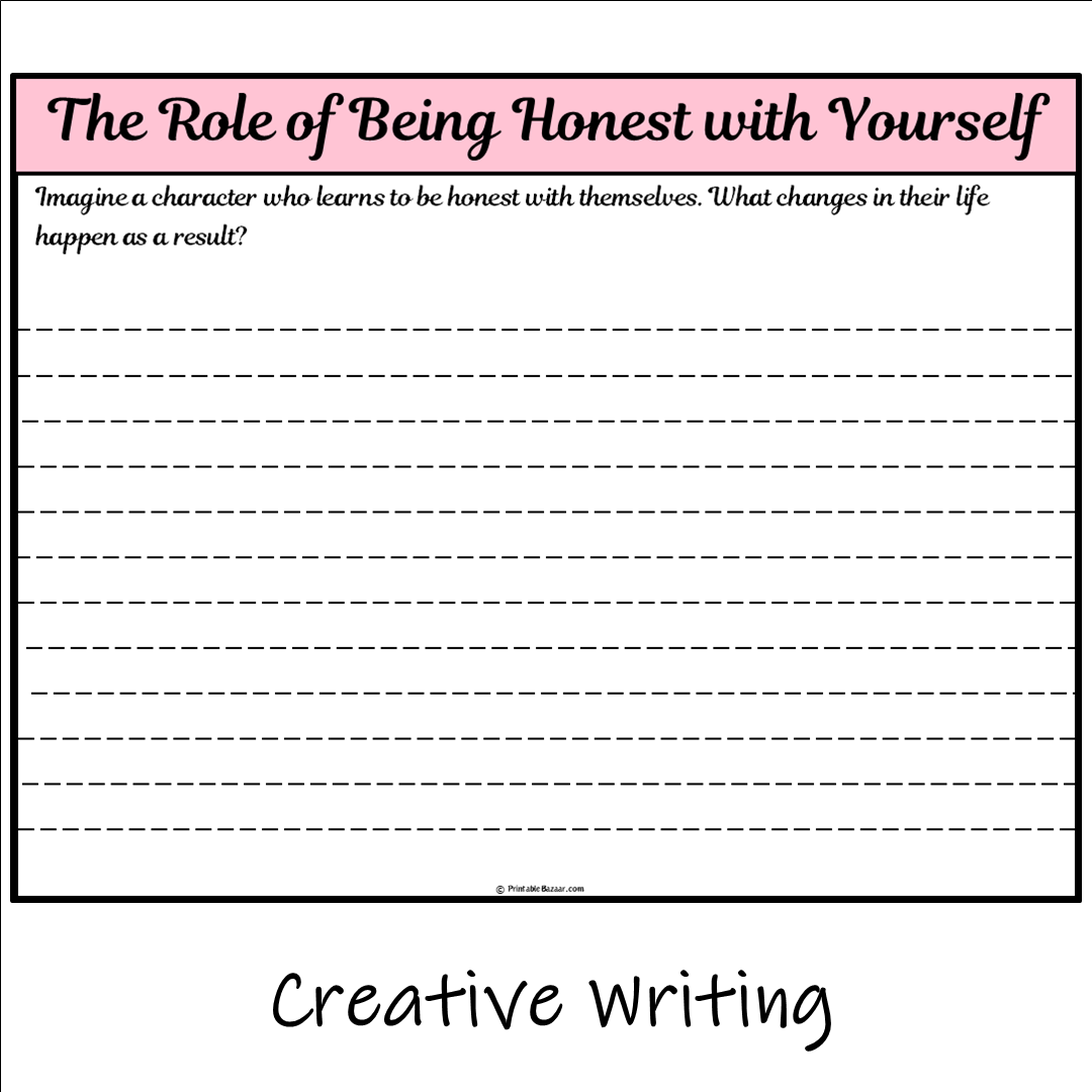 The Role of Being Honest with Yourself | Main Idea and Supporting Details Reading Passage and Questions