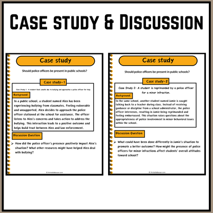 Should police officers be present in public schools? | Debate Case Study Worksheet