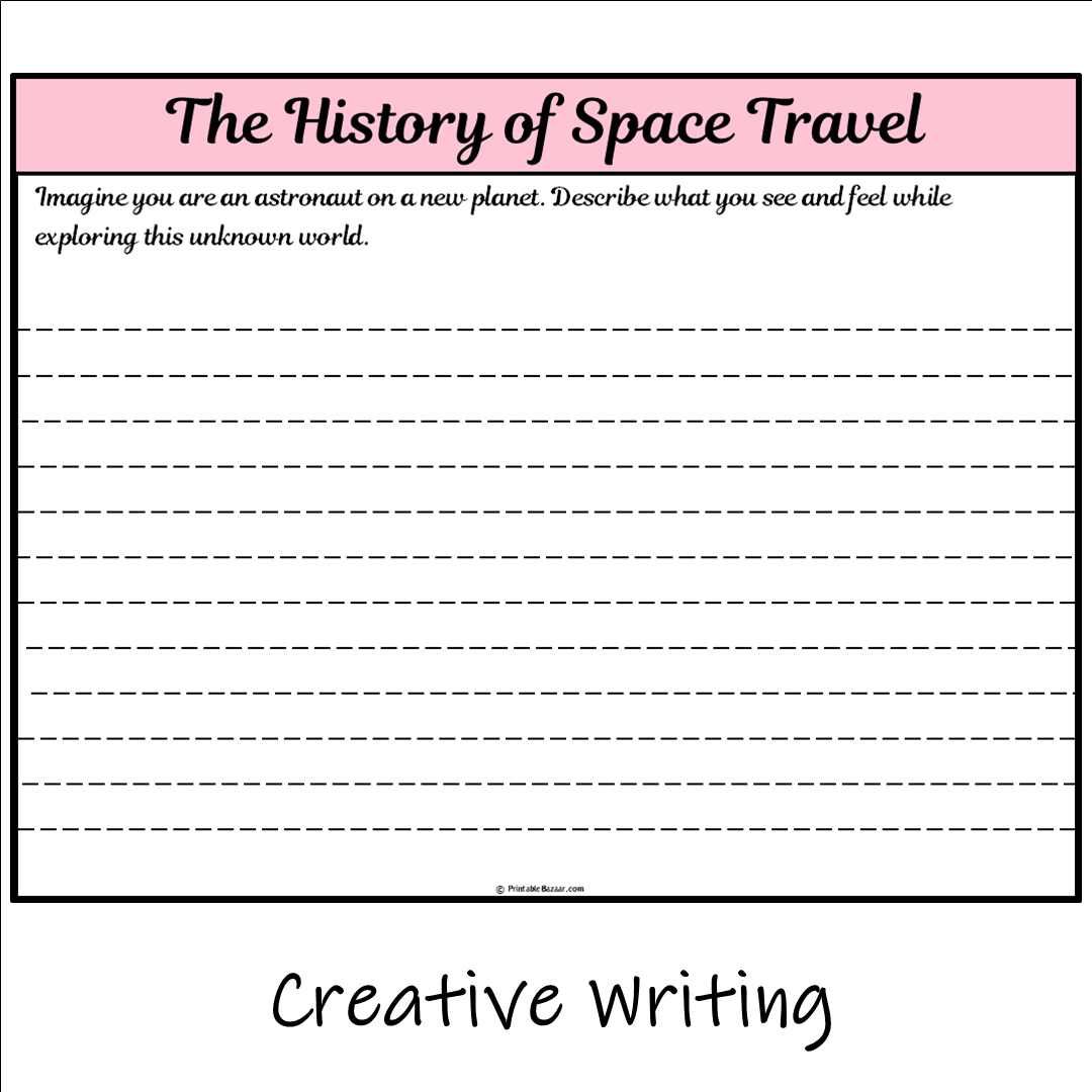 The History of Space Travel | Main Idea and Supporting Details Reading Passage and Questions