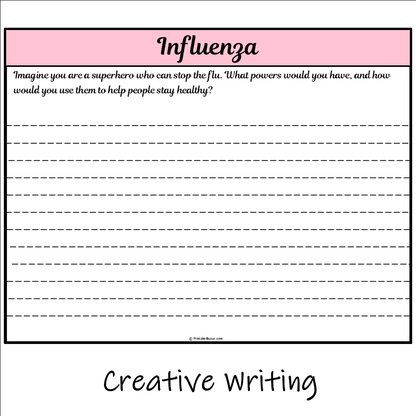 Influenza | Main Idea and Supporting Details Reading Passage and Questions